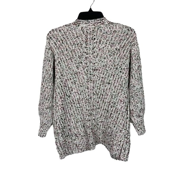 NEW HIPPIE ROSE JUNIORS CHENILLE CHUNKY OPEN FRONT CARDIGAN SWEATER W/POCKETS XS - Picture 7 of 8